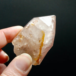 Rare Devic Temple Hematoid Pink Lithium Lemurian Quartz Crystal Starbrary, Brazil