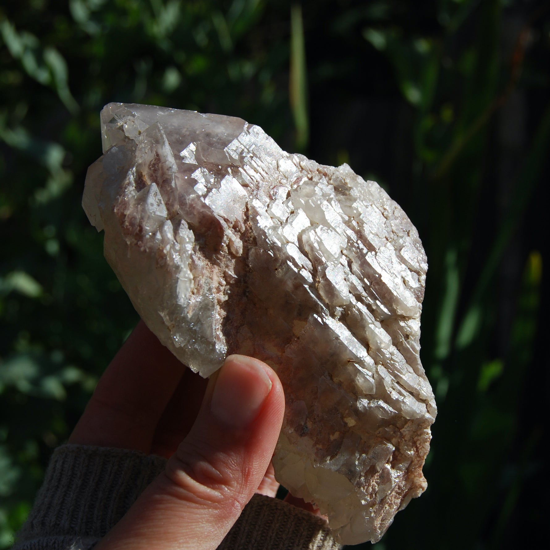 Hematoid Quartz Crystal Cathedral Point, Record Keepers, Raw Red Hematite Quartz, Zimbabwe