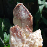 Hematoid Quartz Crystal Cathedral Point, Record Keepers, Raw Red Hematite Quartz, Zimbabwe
