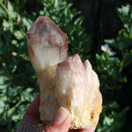 Hematoid Quartz Crystal Cathedral Point, Record Keepers, Raw Red Hematite Quartz, Zimbabwe