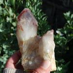 Hematoid Quartz Crystal Cathedral Point, Record Keepers, Raw Red Hematite Quartz, Zimbabwe
