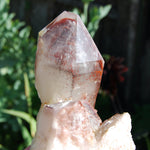 Hematoid Quartz Crystal Cathedral Point, Record Keepers, Raw Red Hematite Quartz, Zimbabwe