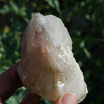 Hematoid Quartz Crystal Cathedral Point, Record Keepers, Raw Red Hematite Quartz, Zimbabwe