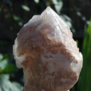 Hematoid Quartz Crystal Cathedral Point, Record Keepers, Raw Red Hematite Quartz, Zimbabwe