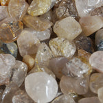 Gold Rutilated Quartz Crystal Tumbled Stones