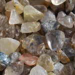 Golden Rutile Quartz Crystal Tumbled Stones
