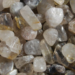 Gold Rutilated Quartz Crystal Tumbled Stones