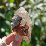 Amphibole Quartz Crystal Point