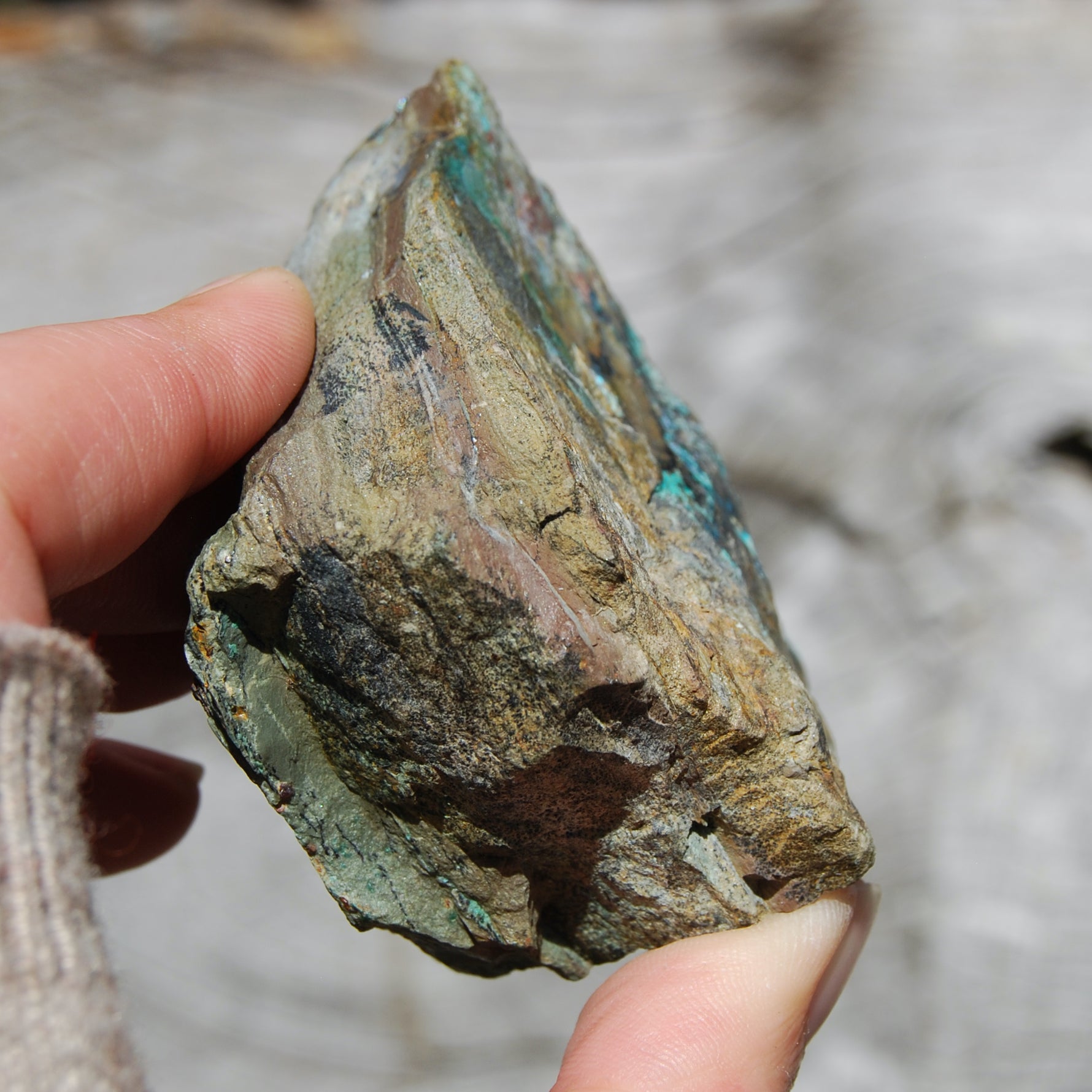 Silica Chrysocolla Crystal, Natural Raw Chrysocolla Malachite