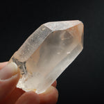 Pink Shadow Lemurian Seed Quartz Crystal