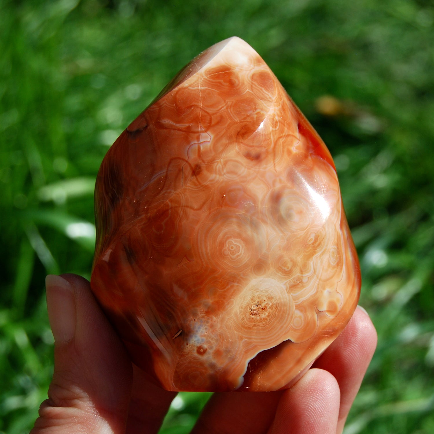 Carnelian Crystal Flame