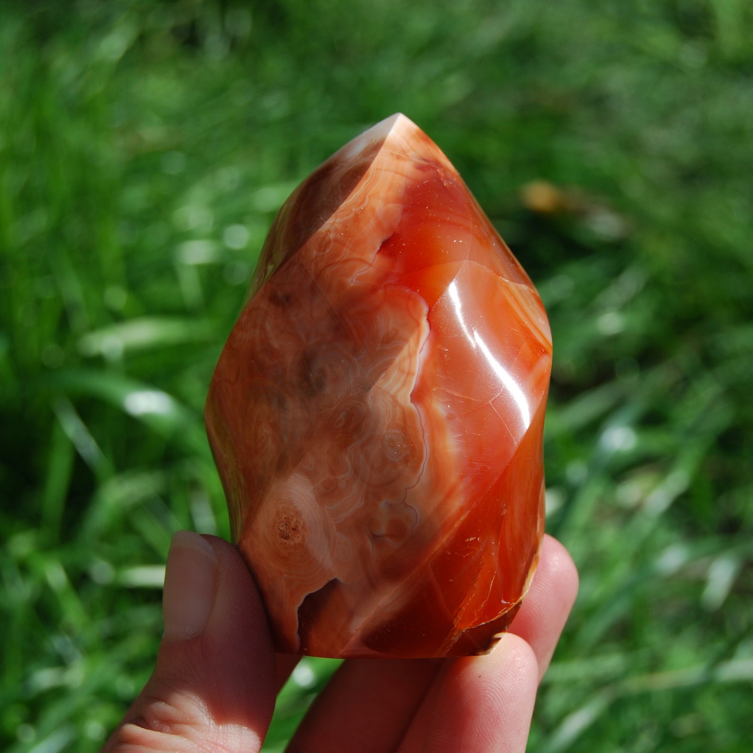 Carnelian Crystal Flame