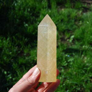 Honey Calcite Crystal Tower