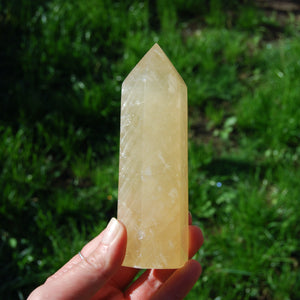Honey Calcite Crystal Tower