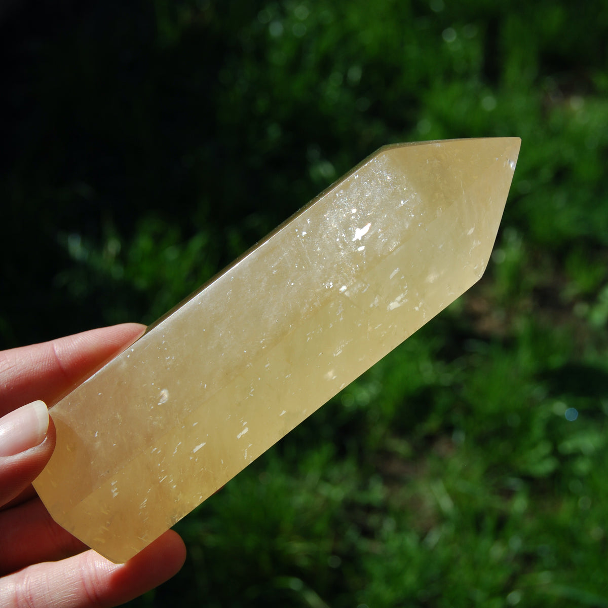 Honey Calcite Crystal Tower