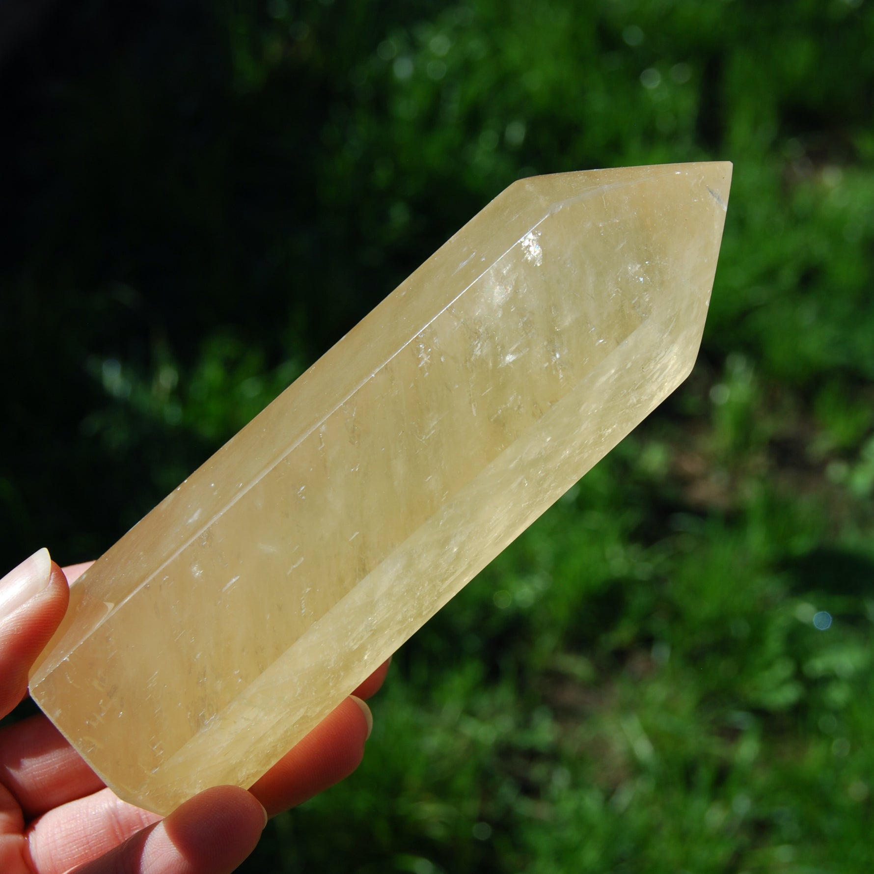 Honey Calcite Crystal Tower
