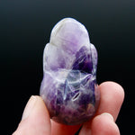 Chevron Dream Amethyst Crystal Skull