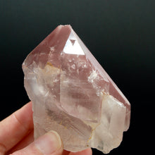 Load image into Gallery viewer, Large Tantric Twin Trigonic Record Keeper Pink Lithium Lemurian Quartz Crystal Dreamsicle Starbrary, Brazil
