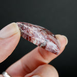 Pink Jasper Crystal Heart Cabochon 