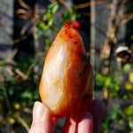 Carnelian Crystal Flame, Carnelian Agate Freeform Tower, Madagascar