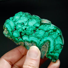 Load image into Gallery viewer, 3.5in 120g Natural AAA Malachite Crystal Slab, Natural Malachite Gemstone, Congo m1
