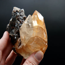 Load image into Gallery viewer, Dogtooth Stellar Beam Calcite Crystal, Elmwood Mine Tennessee

