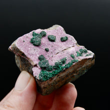 Load image into Gallery viewer, Cobaltoan Calcite Malachite Crystal Cluster, Cobalto Calcite
