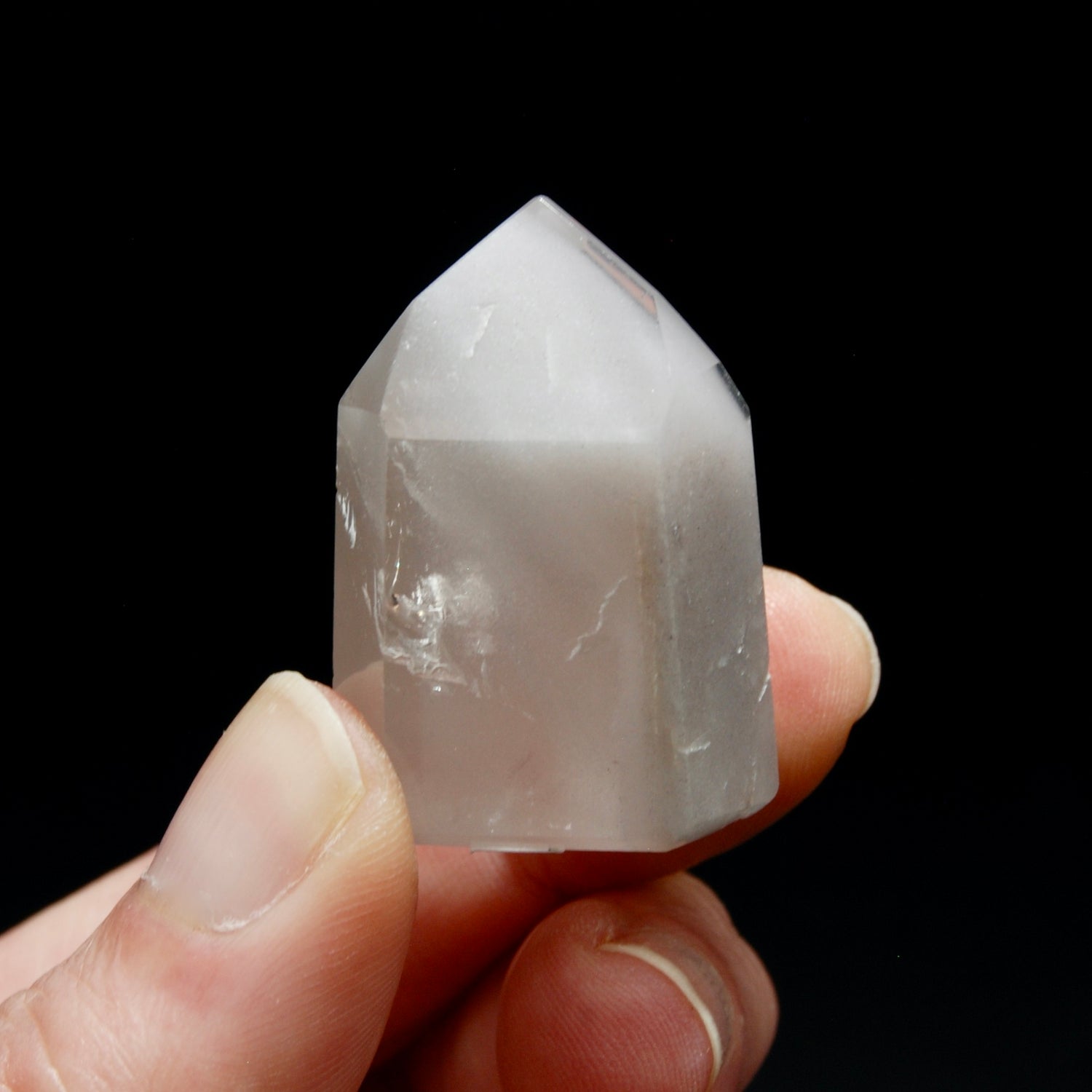 Pink Lithium Quartz Crystal Tower, Brazil