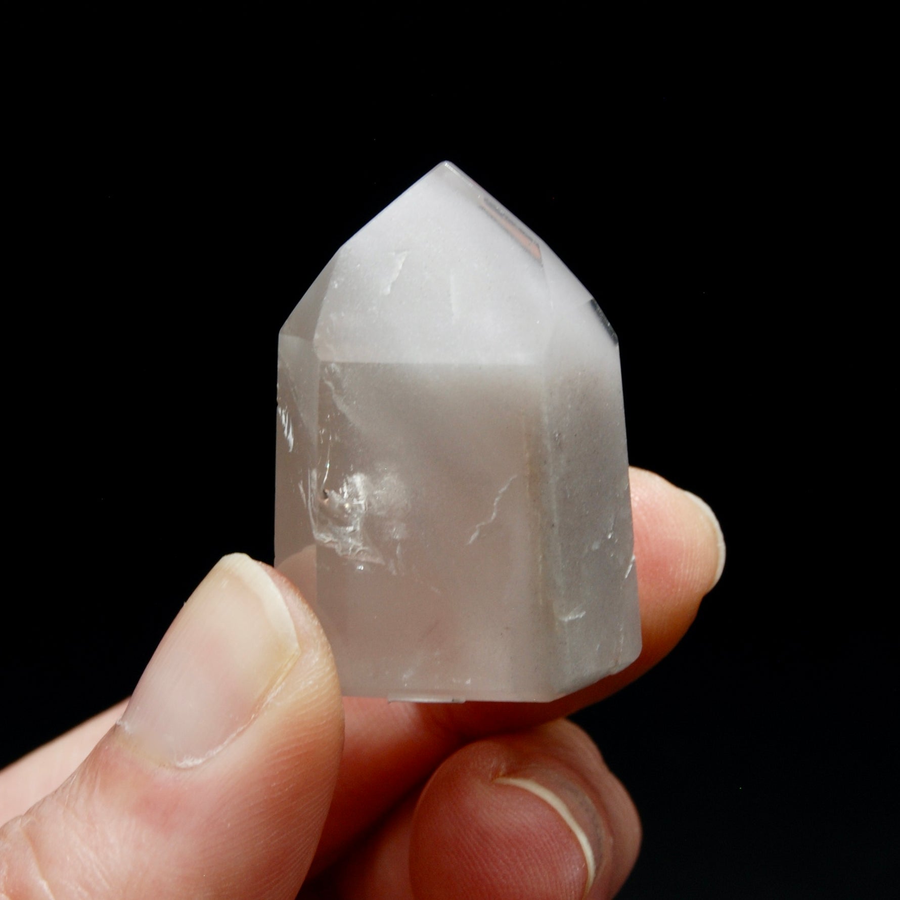 Pink Lithium Quartz Crystal Tower, Brazil