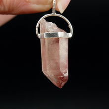 Load image into Gallery viewer, Pink Lithium Lemurian Seed Crystal Starbrary Pendant for Necklace
