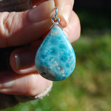 Load image into Gallery viewer, Larimar Gemstone Pendant for Necklace, Dominican Republic
