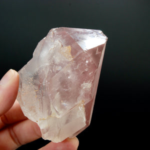 Large Tantric Twin Trigonic Record Keeper Pink Lithium Lemurian Quartz Crystal Dreamsicle Starbrary, Brazil