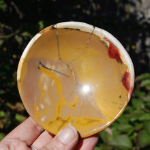 Load image into Gallery viewer, SALE was 59.99 | 1lb Mookaite Jasper Crystal Bowl, Yellow Cream Red Mookaite

