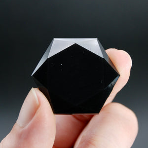 Rainbow Obsidian Crystal Star of David Sacred Geometry