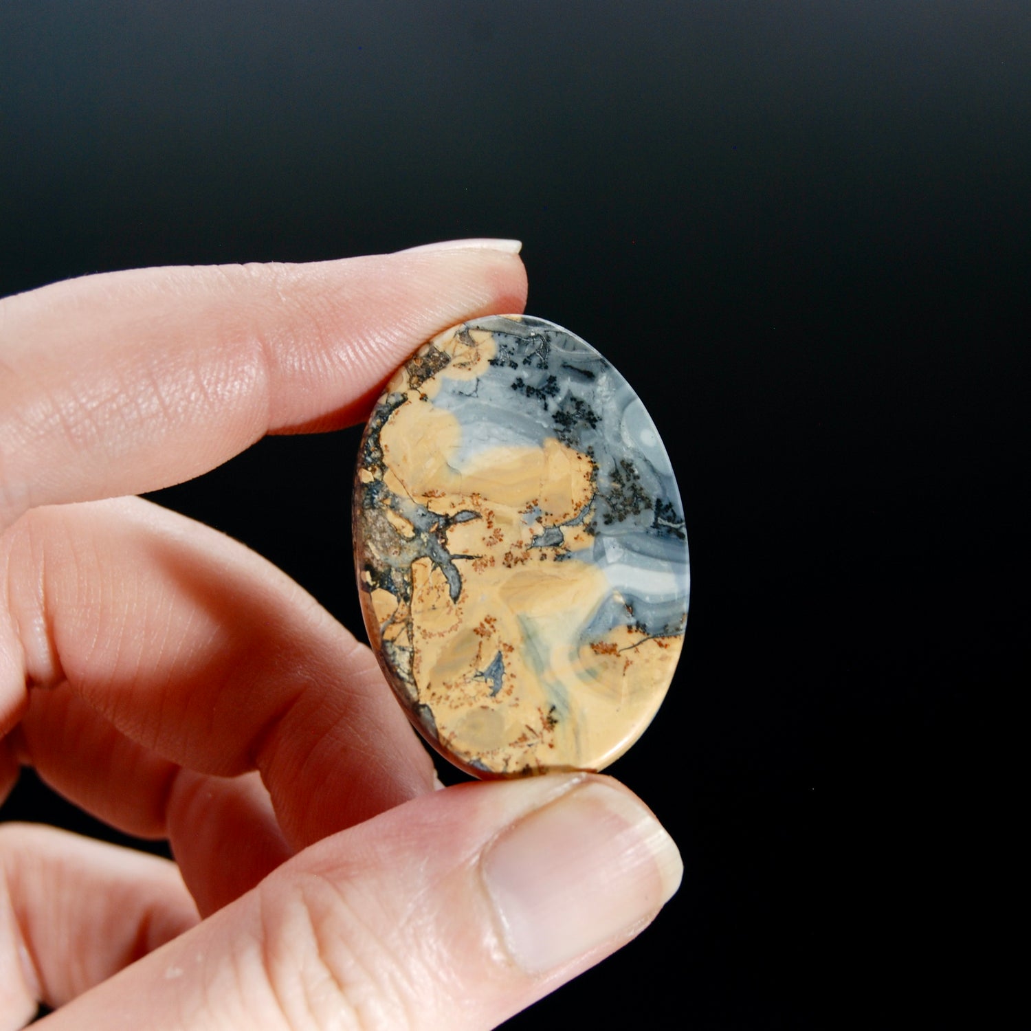 Maligano Jasper Cabochon Oval, Indonesia