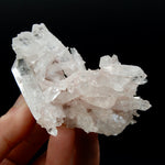 Pink Faden Quartz Crystal Cluster, Colombia