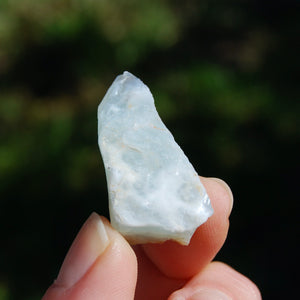 Blue Andean Opal, Raw Blue Peruvian Opal Crystal, Peru