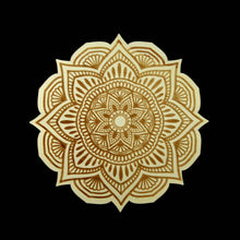 Load image into Gallery viewer, 12in Large Wood FLOWER OF LIFE MANDALA Crystal Grid Sacred Geometry
