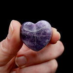 Purple Lepidolite Crystal Heart 30mm