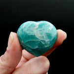 AAA Amazonite Crystal Puffy Heart