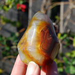 Carnelian Crystal Flame, Carnelian Agate Freeform Tower, Madagascar