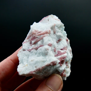 Raw Aquamarine Pink Tourmaline Crystal Matrix, Large Rough Tourmaline Aquamarine, Brazil
