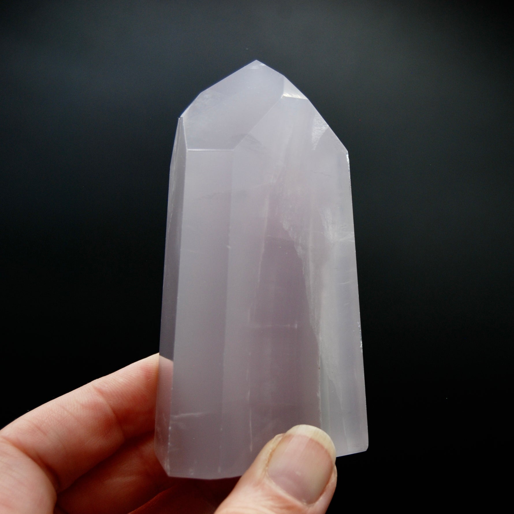 Dow Channeler Lavender Yttrium Fluorite Crystal Tower, Argentina