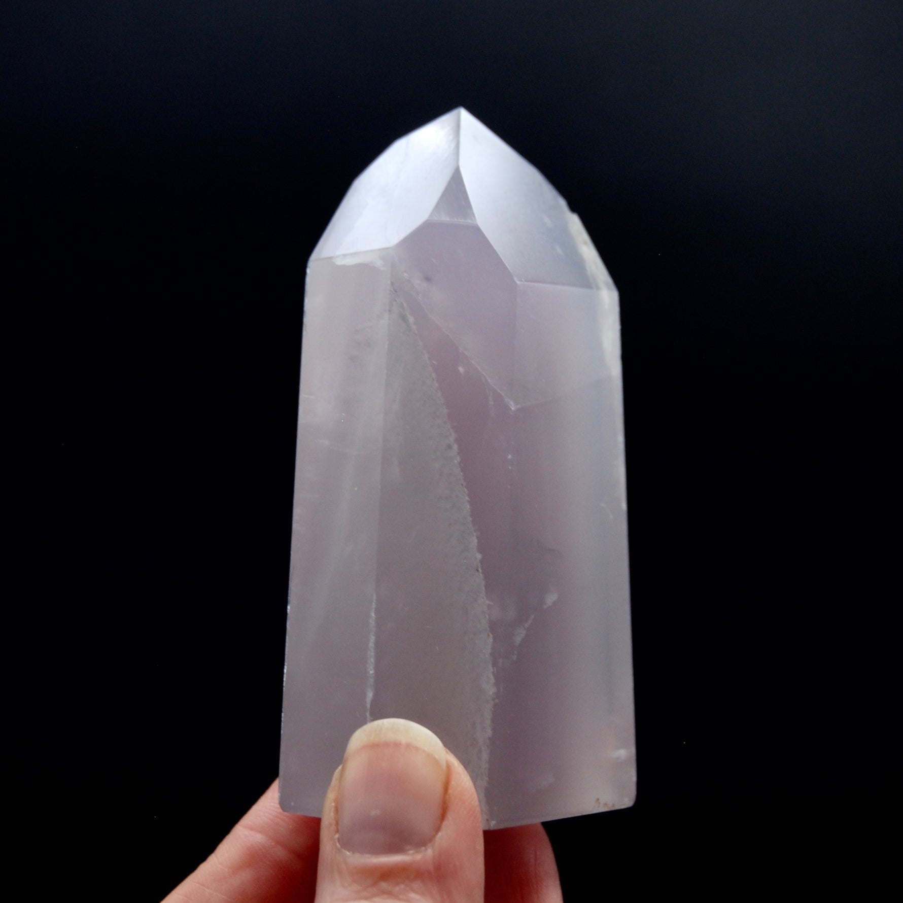 Dow Channeler Lavender Yttrium Fluorite Crystal Tower, Argentina