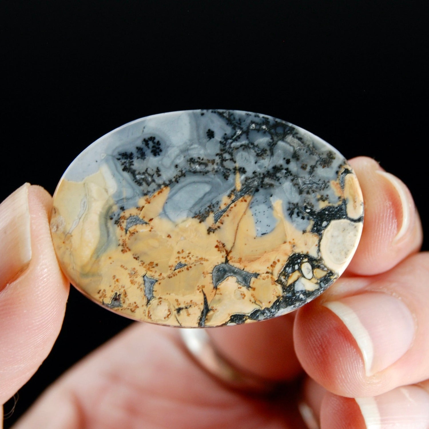 Maligano Jasper Cabochon Oval, Indonesia