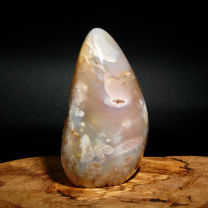 XL Sakura Flower Agate Freeform Tower