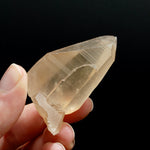 Pink Shadow Lemurian Seed Quartz Crystal Laser, Serra do Cabral, Brazil