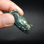 Labradorite Carved Crystal Cicada