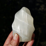 White Light Selenite Crystal Flame