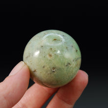 Load image into Gallery viewer, Genuine Green Chrysoprase Crystal Sphere, Indonesia
